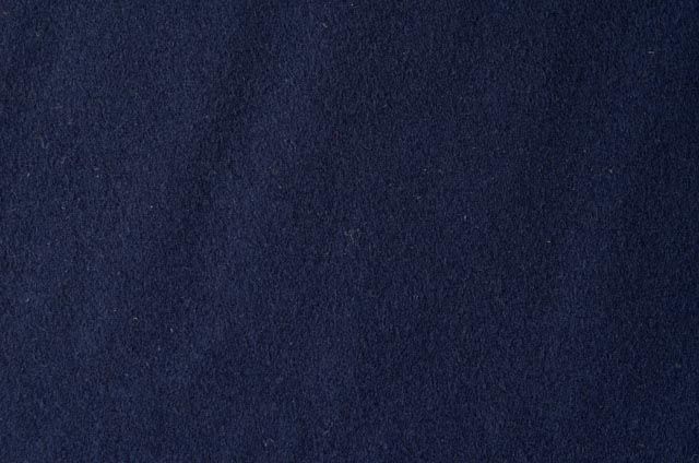 Navy Blue Tweed Wool Fabric By The Yard