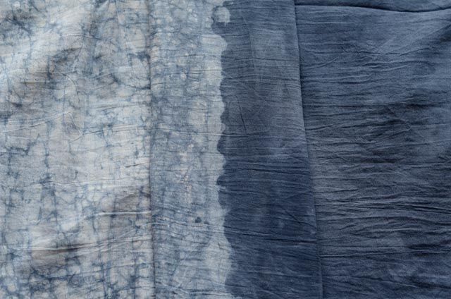 Grey Dip Dyed Fabric