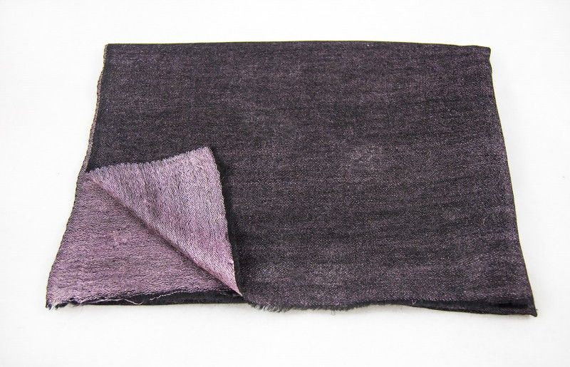 Purple Black Reversible Pashima Scarf