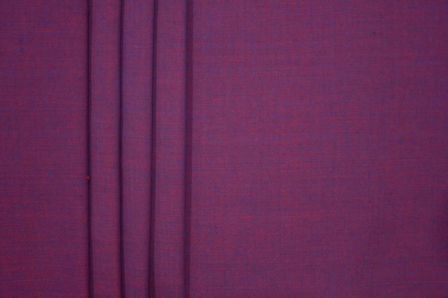 Boysenberry Double Tone Handloom Cotton Fabric