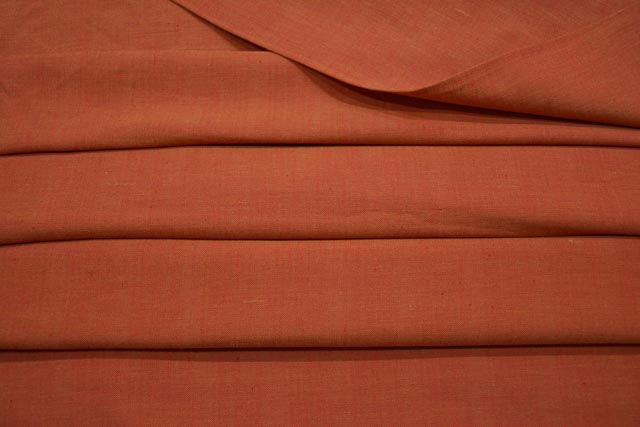 Pureed Pumpkin Handwoven Cotton Fabric