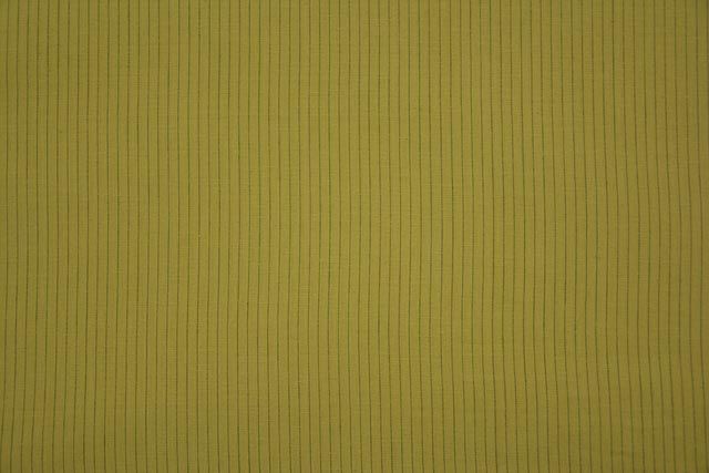 Endive Green Striped Handwoven Cotton Fabric