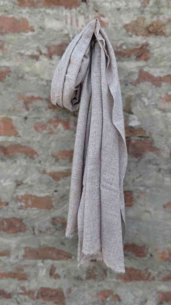 Just Brown Cashmere Wool Scarf