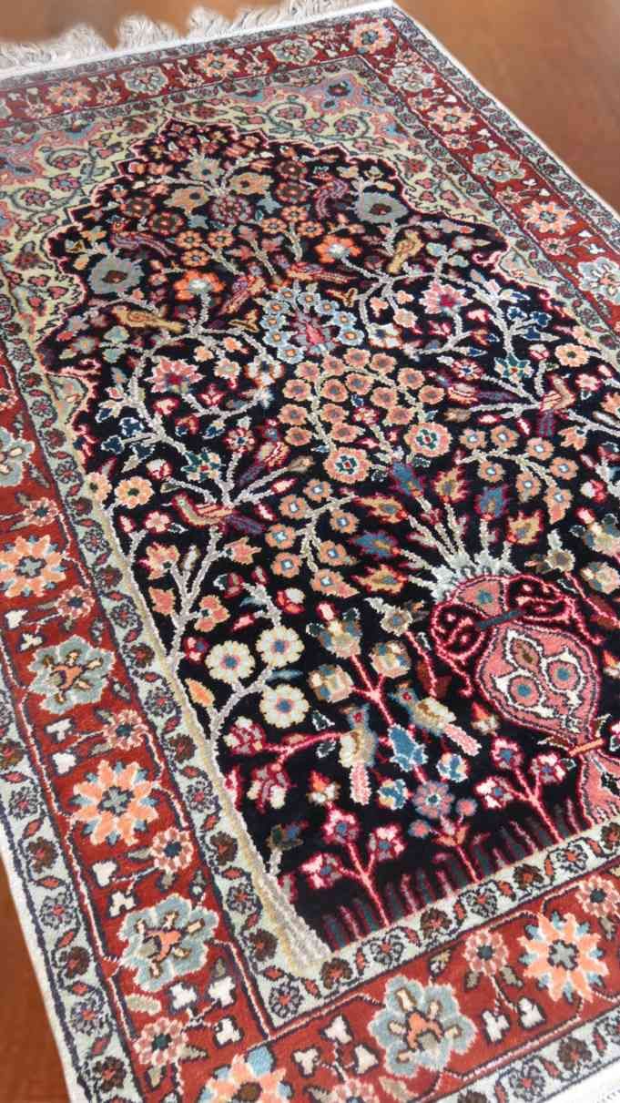 Mughal Garden Design Persian Silk Rugs