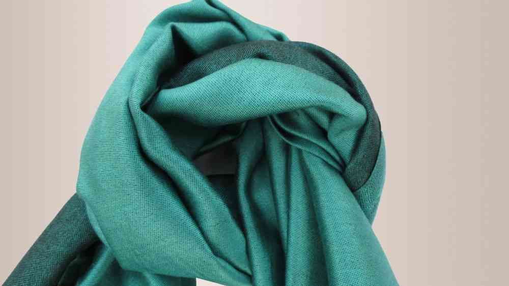 Reversible Green Fall Scarves From India
