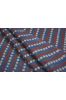 Blue And Red Square Cotton Printed Fabric 
