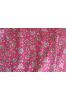Pink Paisley Polyester Satin Fabric