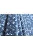 Indigo And White Dotted Cotton Upholstery Fabric