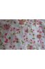 Pink And Green Floral Cotton Fabric