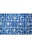 Blue And White Upholstery Cotton Fabric