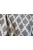 Kashish Grey And White Block Print Cotton Fabric