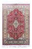 Kashmir Pure Silk Red Persian Carpet