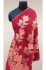 Red Floral Embroidered Indian Scarves Online