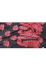Royal Red Cashmere Paisley Scarf