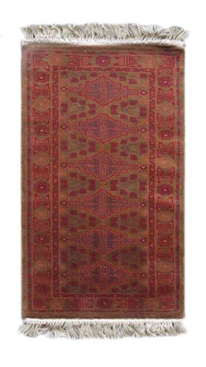 CAMEL ORANGE HAND KNOTTED TRIBAL RUGS - SC17