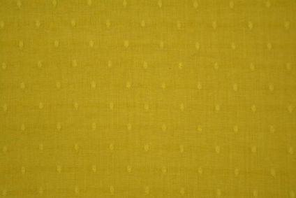 Golden Mustard Woven Motif Cotton Fabric