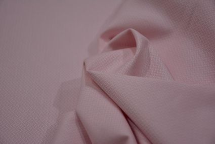 Crystal Pink Self Design Giza Shirt Fabric
