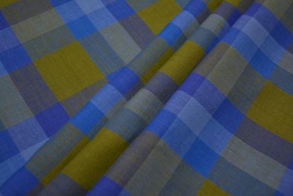 Multi Color Pure Irish Linen Fabric 