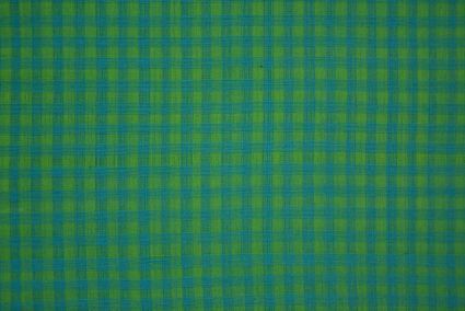 Ming And Blue Checks Pattern Mangalgiri Pure Handloom Cotton Fabric