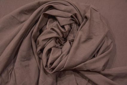 Dark Brown Solid Color Cotton Fabric