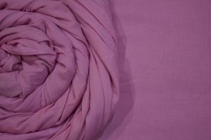 BEGONIA PINK COTTON MULMUL/VOILE FABRIC-HF4527