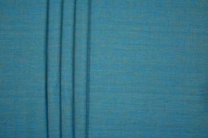 SCUBA BLUE DOUBLE TONE HANDLOOM COTTON FABRIC-HF3139